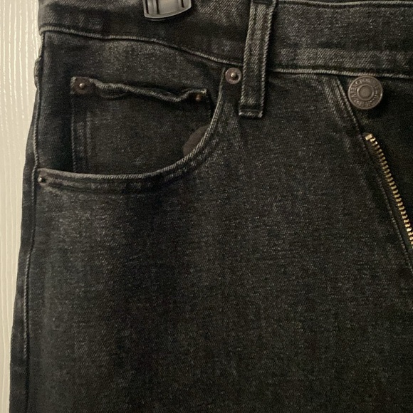 ABERCROMBIE & FITCH The '90s Slim Straight Hi-Rise Black Jeans Size32/14 ( F-17) - Picture 6 of 10